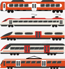 出行便利创意火车插画矢量图高清图片