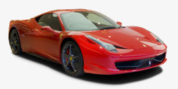 红色Ferrari素材