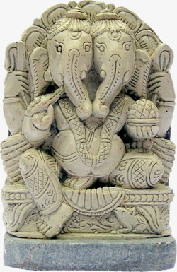 泰国风格大象雕塑素材
