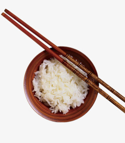 米饭筷子素材