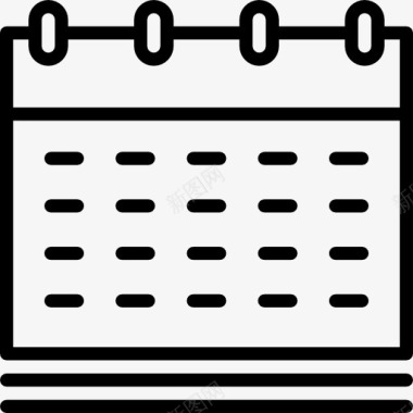 管理服务器日历图标图标
