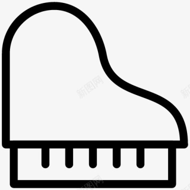 钢琴钢琴的图标图标