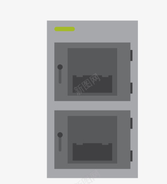 厨房置物架电箱图标图标