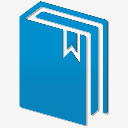 蓝色桌面书籍蓝色电脑桌面网页图标图标