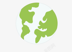 绿色爱护地球立体地球素材