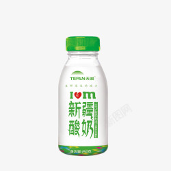 新疆天润天然瓶装酸奶素材