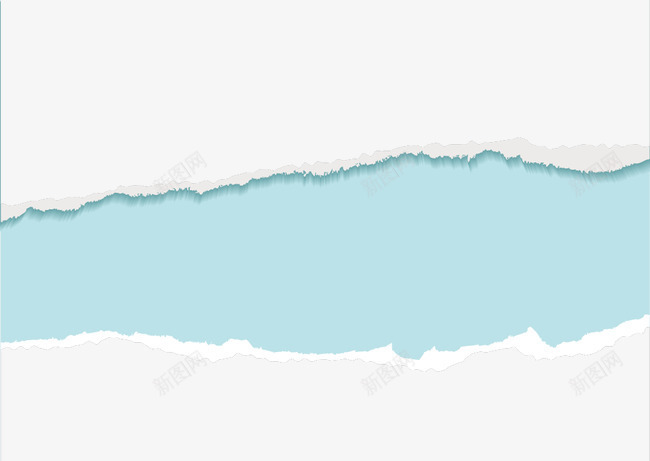 撕边png免抠素材_88icon https://88icon.com 卷边 卷边效果 撕边 撕边图案 撕边效果 撕边素材 裂纹 裂纹效果 青色