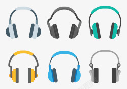 多色图标多色游戏耳机装饰图图标高清图片