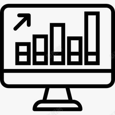 电脑屏幕显示器分析图标图标