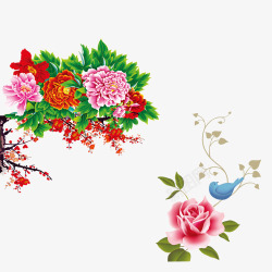 两款盛开鲜花素材