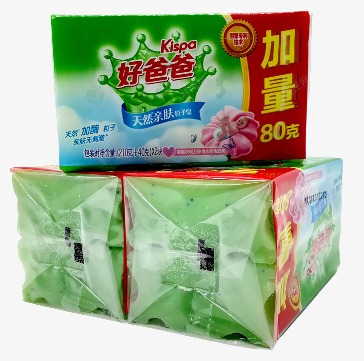 正品好爸爸天然亲肤洗衣皂png免抠素材_88icon https://88icon.com 天然亲肤 好爸爸 正品 洗衣皂 粒子皂 绿色 肥皂