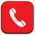 医院电话电话红iphoneipad图标图标