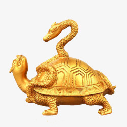 龟蛇长寿纯铜摆设素材