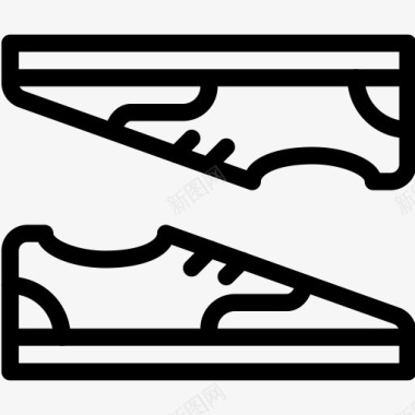 自由鞋士力架流线流线自由图标图标