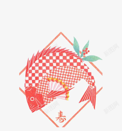 鲤鱼剪纸png免抠素材_88icon https://88icon.com 中国年 创意剪纸 年年有余 新年素材 红色剪纸