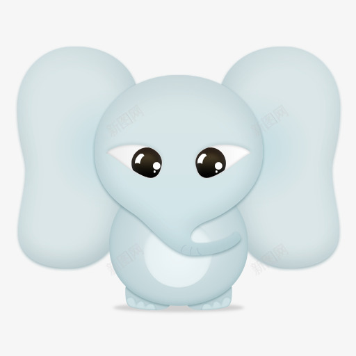 大象反式可爱的小动物png免抠素材_88icon https://88icon.com animal elephant trans 动物 反式 大象