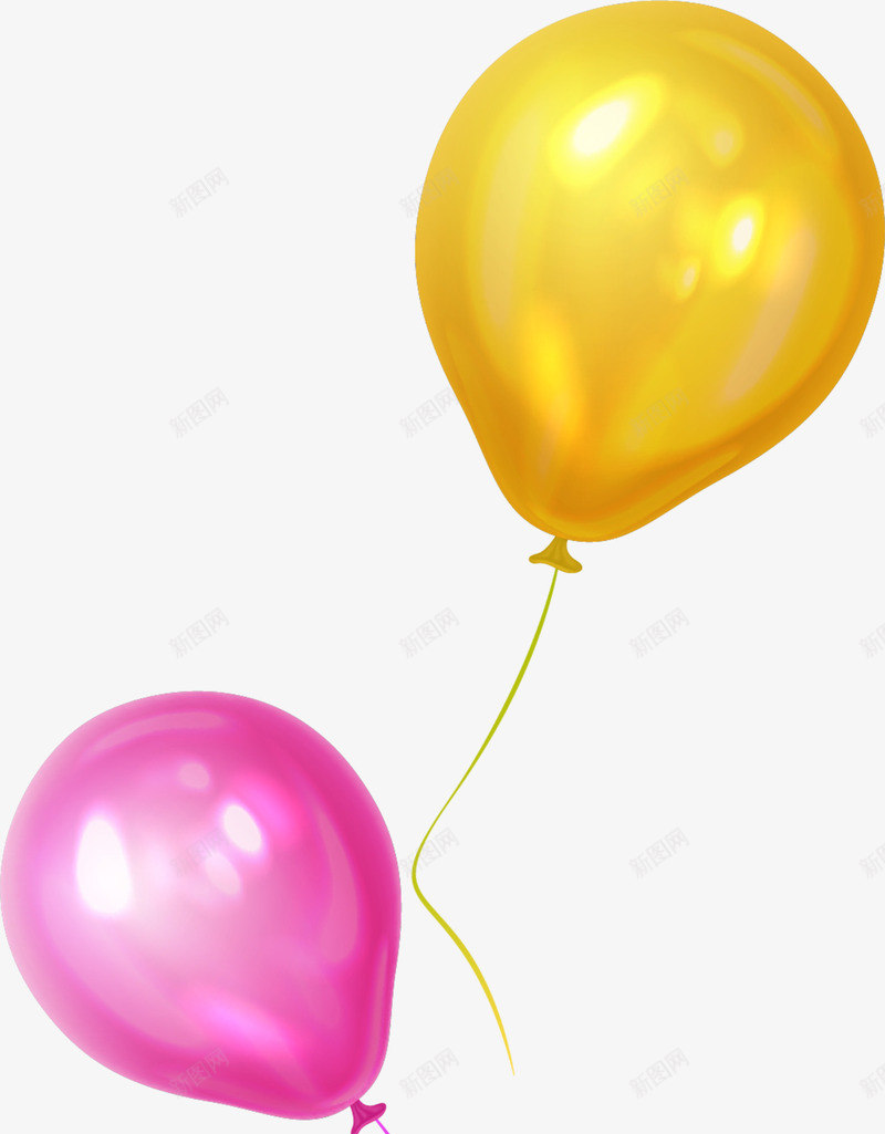 儿童节美丽漂浮的气球png免抠素材_88icon https://88icon.com 两个气球 儿童节 升空 漂浮的气球 童趣 美丽气球