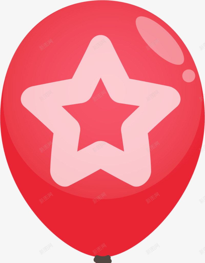 儿童节红色星星气球png免抠素材_88icon https://88icon.com 一个气球 一只气球 儿童节 星星气球 童趣 红色气球