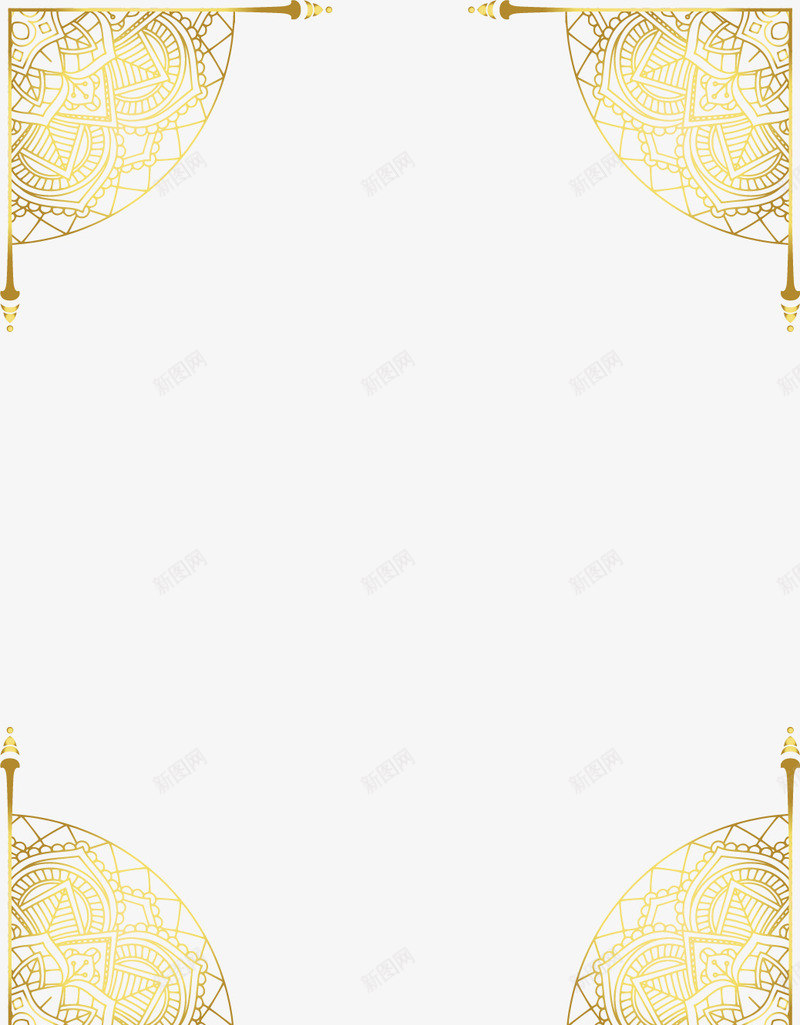金色复古边框png免抠素材_88icon https://88icon.com 信件边框 复古 欧式边框 花纹边框 金色