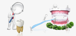 爱护牙爱护牙龈高清图片