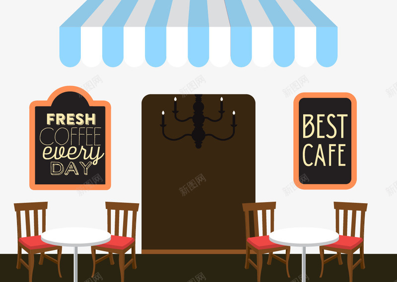 餐厅门口矢量图eps免抠素材_88icon https://88icon.com 一直 灯 门口 防雨帘 餐厅 餐椅 黑板 矢量图