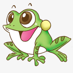 卡通手绘动物青蛙素材