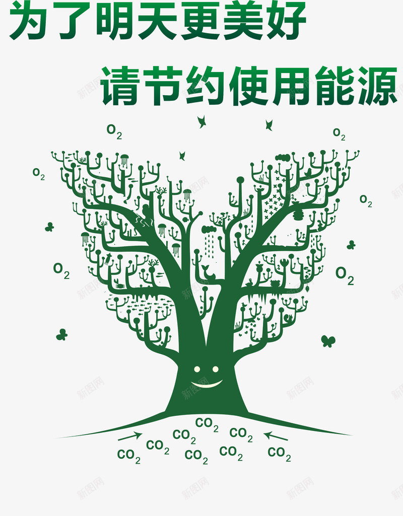 为了明天更美好png免抠素材_88icon https://88icon.com 环保 生态环保 绿色 节约