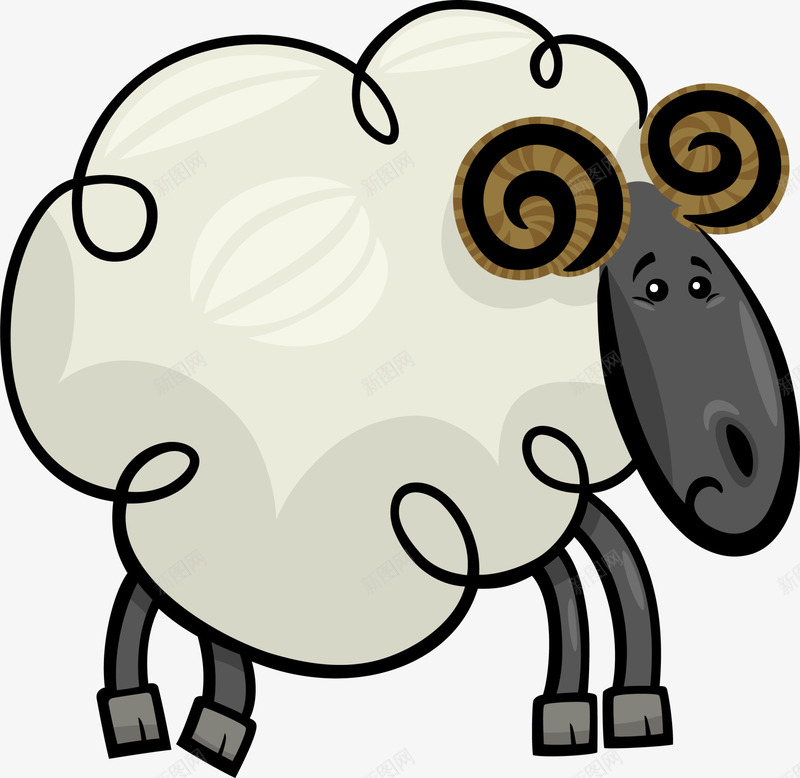 米色卡通山羊png免抠素材_88icon https://88icon.com 动物 卡通 可爱 山羊 手绘 童趣 米色 装饰图案