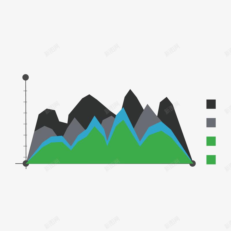 彩色折线数据png免抠素材_88icon https://88icon.com ppt 分析 彩色 折线 数据 绿色 行情 起伏 趋势