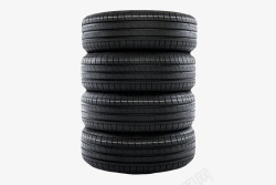 黑色车用品层叠的轮胎橡胶制品实素材