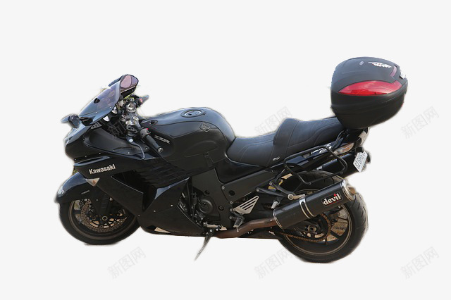 黑色炫酷重型摩托车png免抠素材_88icon https://88icon.com 交通 摩托车 炫酷 速度 重型 黑色