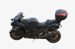 黑色炫酷重型摩托车素材