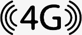 4G流量4g电话图标图标