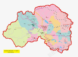 昌平地图北京后花园昌平地图高清图片