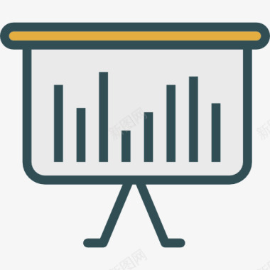 多彩图表图表图标图标