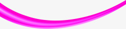 紫色丝带流线圆弧素材
