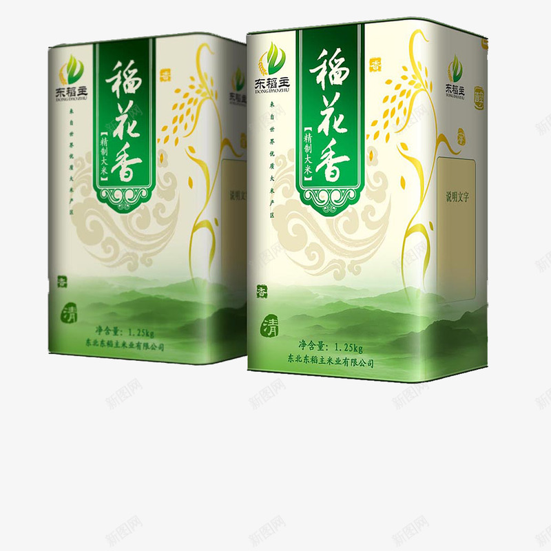 稻花香优质米png免抠素材_88icon https://88icon.com 优质米 生态大米 稻花香 米包装 精品包装 美味 铁盒包装