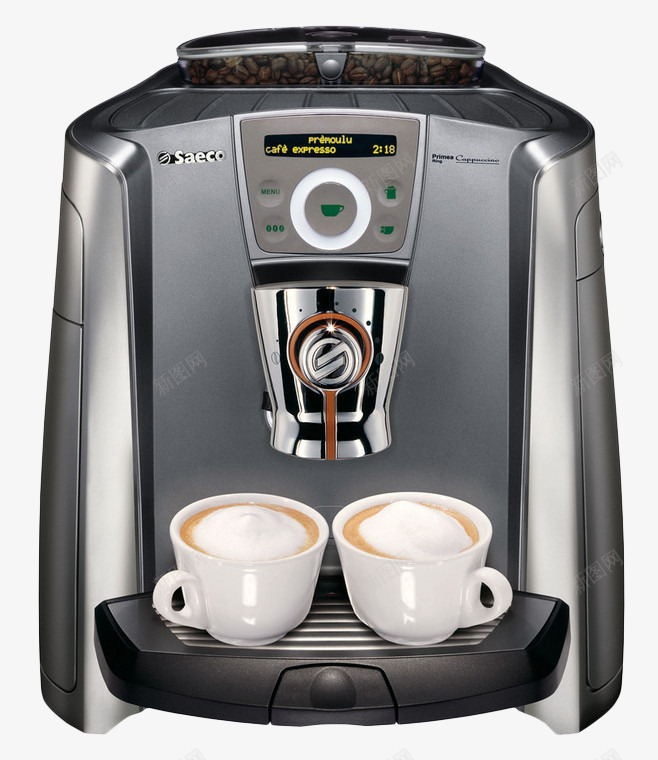 全自动双管咖啡机png免抠素材_88icon https://88icon.com 产品实物 咖啡 家电咖啡机
