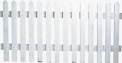 白色栅栏花园木栏素材
