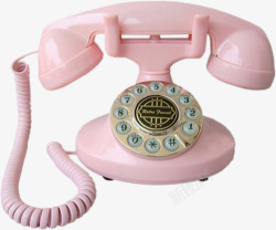粉色电话素材