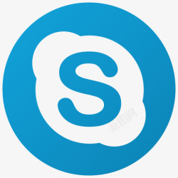 Skype聊天呼叫聊天通信Skype社会谈社会图标高清图片