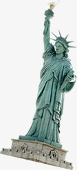 自由女神像雕塑旅游素材