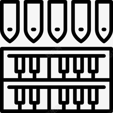 钢琴器官图标图标