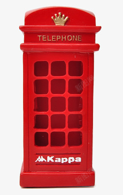红色电话亭模型素材