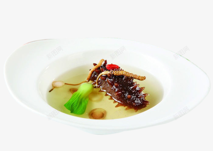 虫草炖辽参png免抠素材_88icon https://88icon.com 中华美食 产品实物 家常菜 特色菜 菜肴 虫草炖辽参