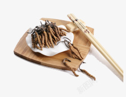 摆拍图冬虫夏草摆拍图高清图片