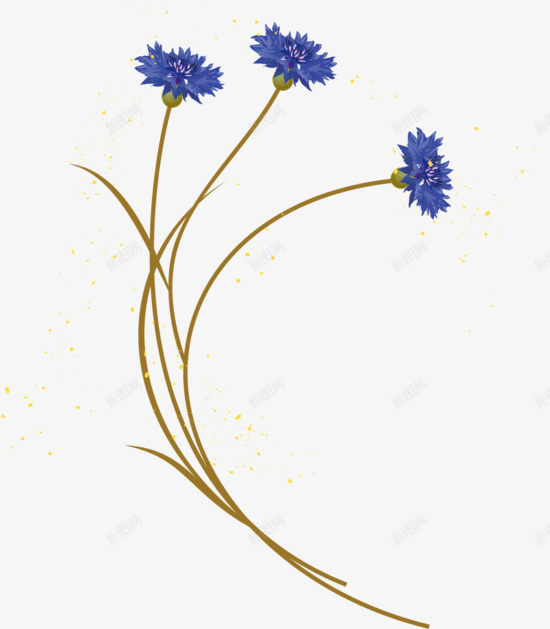 紫色神秘花矢量图ai免抠素材_88icon https://88icon.com 创意 卡通手绘 图画 抽象 紫色 花朵 矢量图