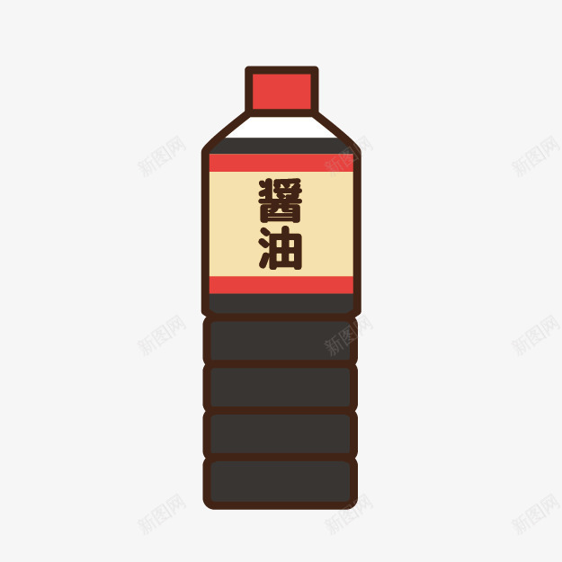 卡通调味料png免抠素材_88icon https://88icon.com 卡通调味料 卡通调料 卡通酱油 厨房 可爱 手绘酱油瓶 调味料 调料 酱油 酱油瓶卡通