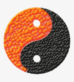 鱼子酱创意图案素材