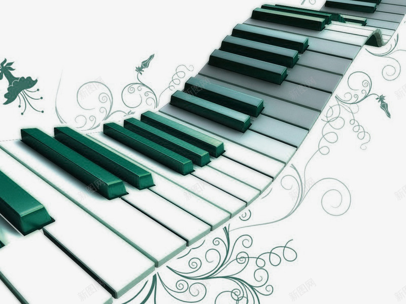 钢琴琴键png免抠素材_88icon https://88icon.com 创意设计 图案设计 琴键 钢琴